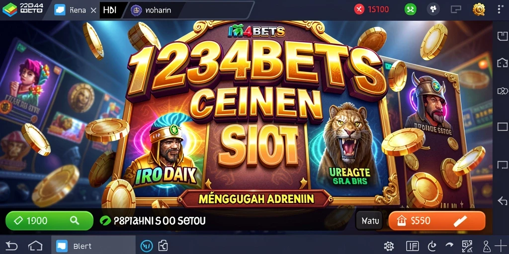 Tampilan menarik dari gameplay slot di 1234BETS.