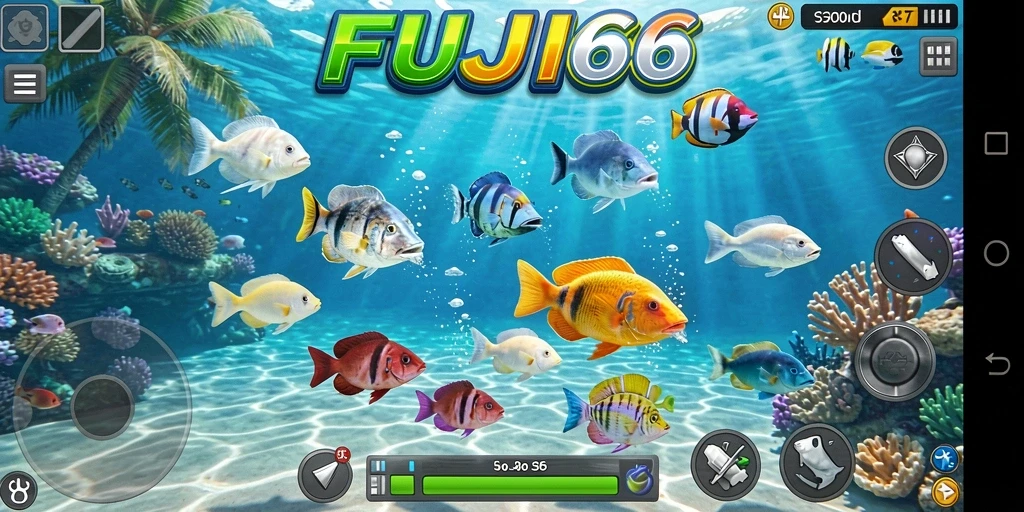 Tangkapan layar gameplay FUJI66 yang menampilkan aksi seru Tembak Ikan.
