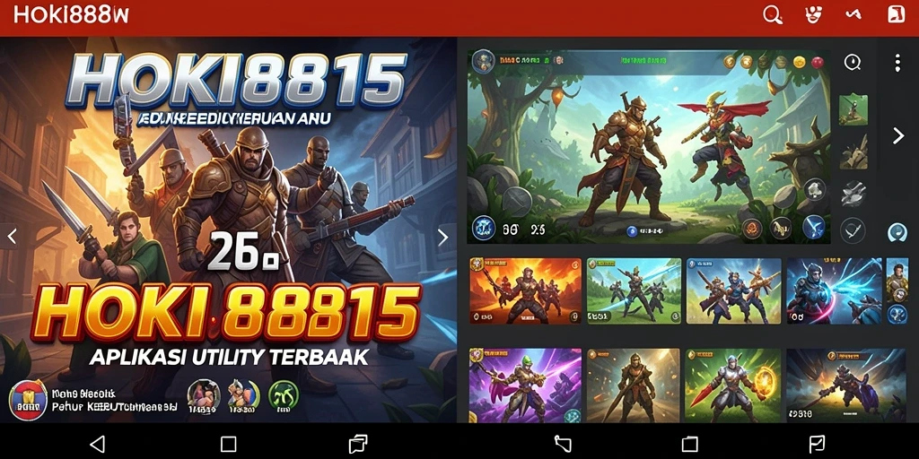 Tampilan antarmuka HOKI8815 yang menarik dan fungsional.