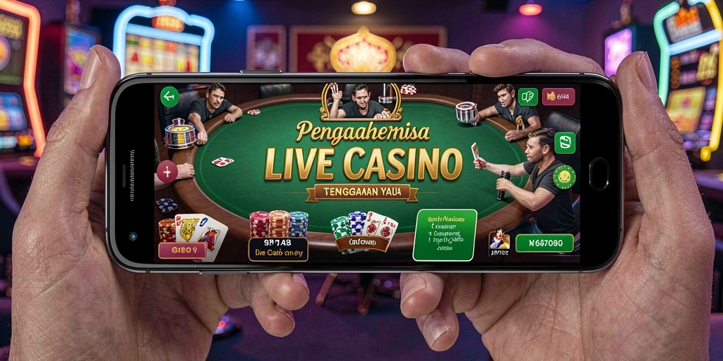Screenshot gameplay JP6789 menampilkan suasana Live Casino yang mendebarkan.
