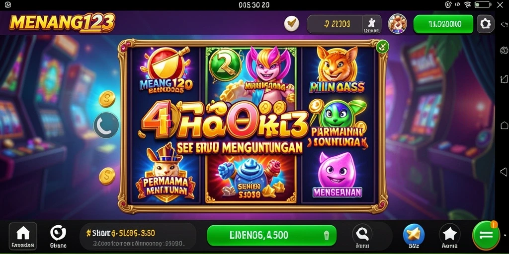 Screenshot MENANG123 menampilkan gameplay Slot yang menyenangkan dan menguntungkan.