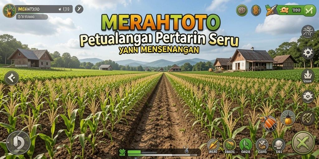 Tampilan gameplay Farming yang seru dan interaktif di MERAHTOTO.