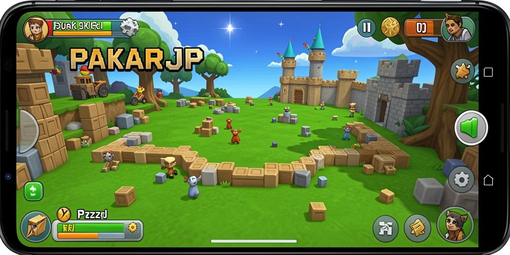 Tampilan gameplay seru PAKARJP yang penuh tantangan puzzle.