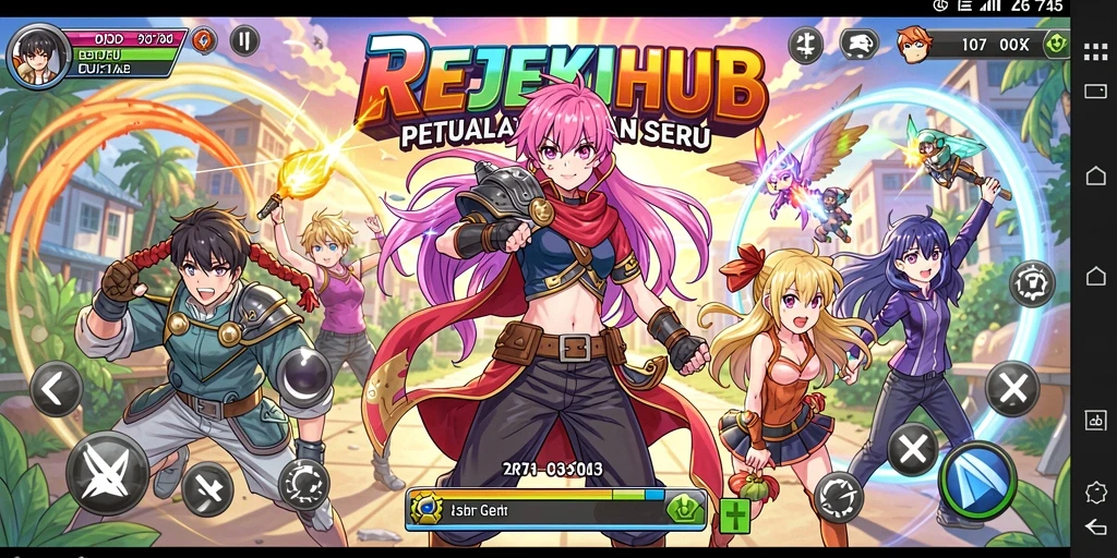 Screenshot penuh aksi dari gameplay REJEKIHUB yang memukau.