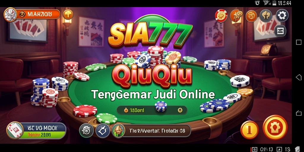 Screenshot gameplay QiuQiu SIA777 menampilkan momen seru permainan.
