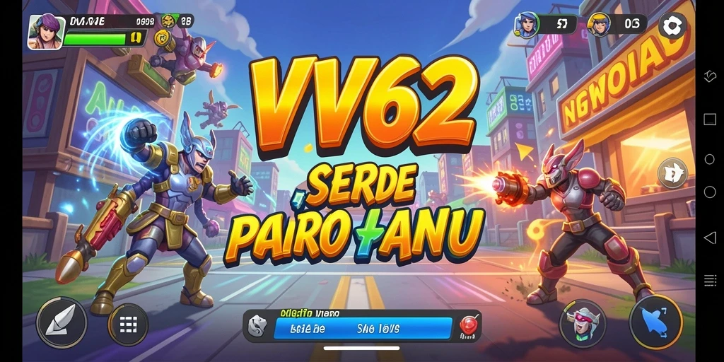 Tampilan gameplay VV62 yang seru dan penuh tantangan.