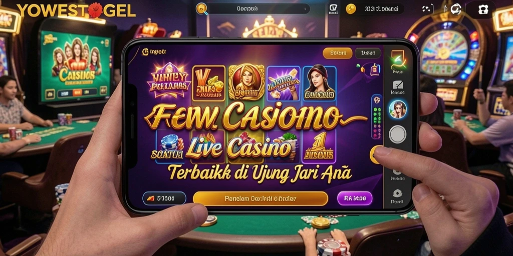 Tangkapan layar gameplay Live Casino yang menegangkan di YOWESTOGEL.