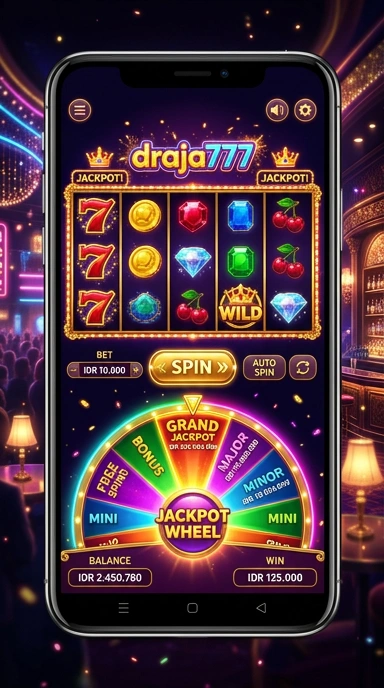 Tampilan utama draja777 yang mudah dinavigasi.